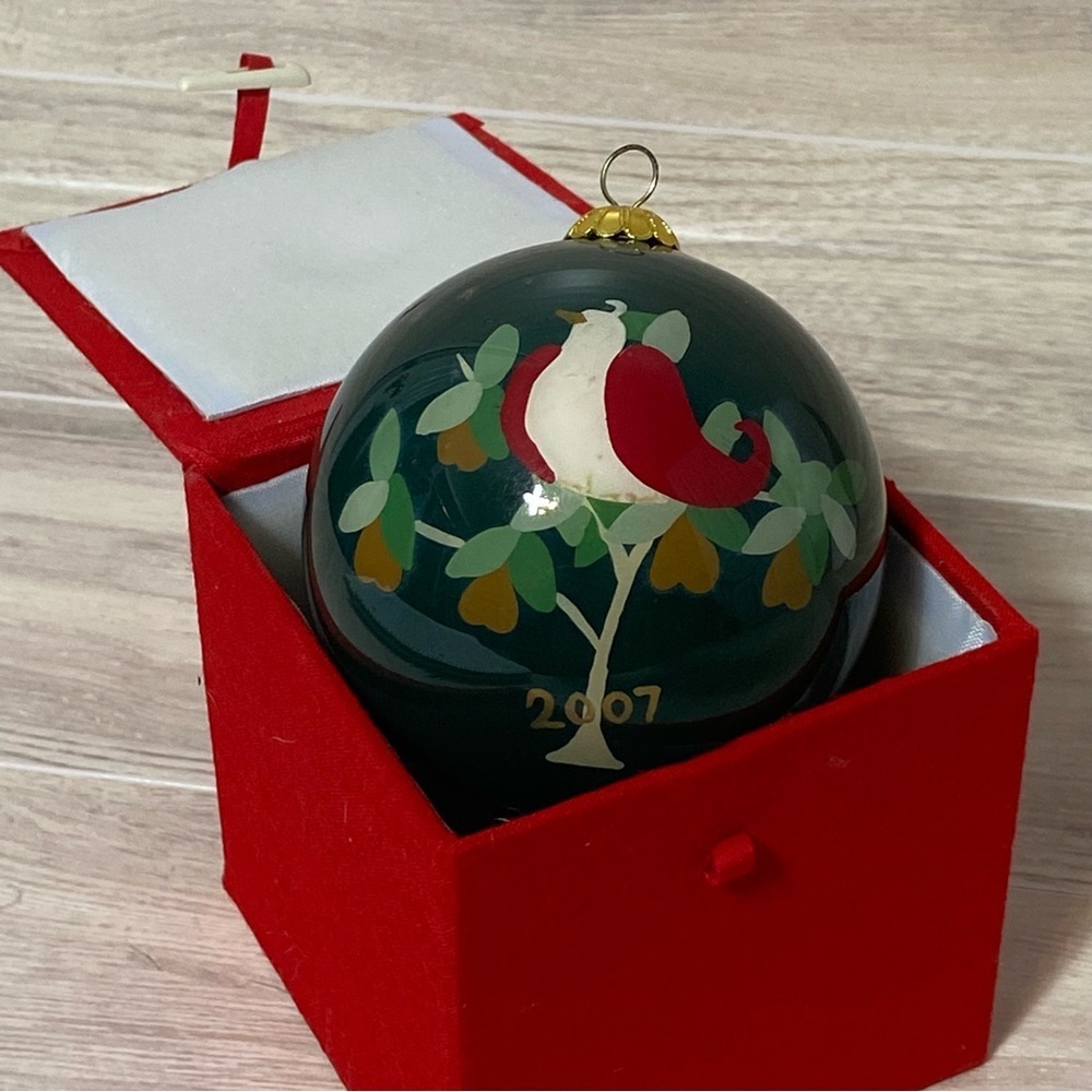 DILLARDS 2007 12 Days of Christmas A Partridge in a Pair Tree Christmas Ornament